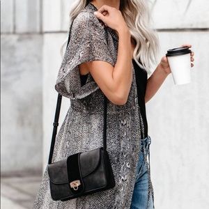 Long snake print kimono!